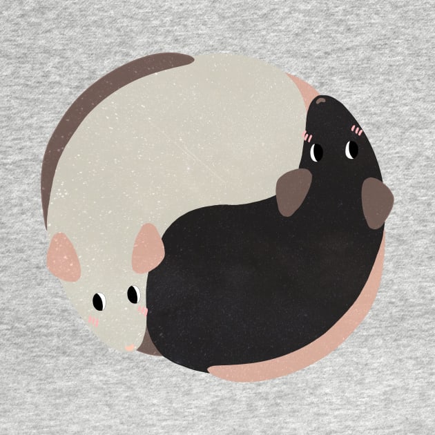 Yin Yang Rats by Ratfrens